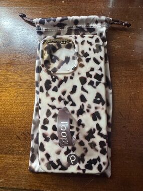 Loopy Case Leopard Print Phone Case - Cream & Brown
